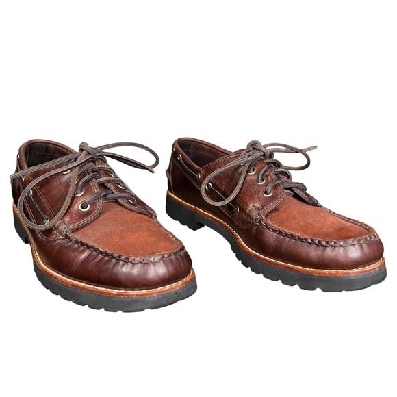 G.H. Bass Hampton Men’s Brown Leather Moc Toe Size US 11 main image 4